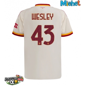 AS Roma Wesley Franca #43 Vieraspaita 2026-27 Lyhythihainen